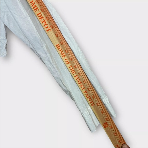 James Perse Los Angeles Womens White Button-Up Shirt Size 4 Ultra Light Weight - Picture 9 of 10